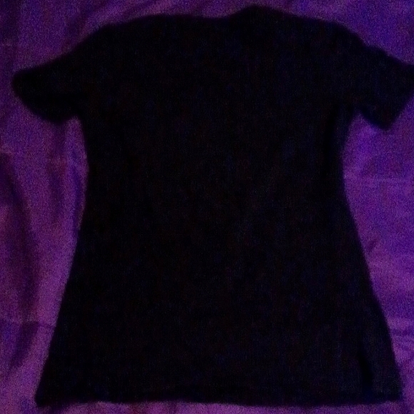 From Los Angeles Bus Stop Black V-neck with Applique Cross design - Picture 7 of 7